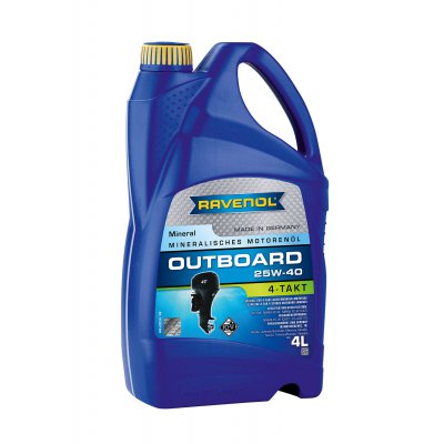 RAVENOL Outboardoel 4T SAE 25W-40; 4 L