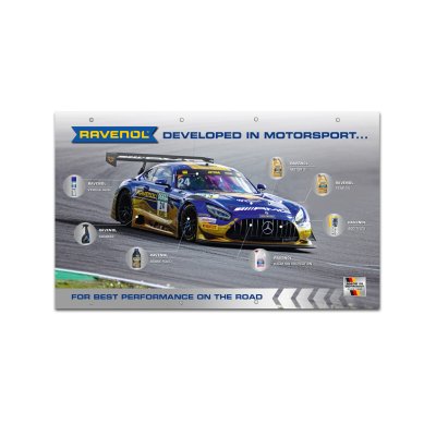 RAVENOL MKT Banner logo DTM 200x120 cm