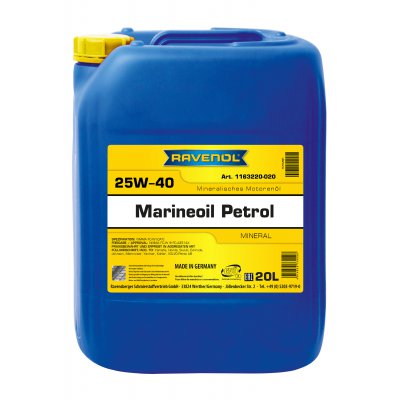 RAVENOL MARINEOIL Petrol 25W40 mineral; 20 L